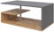 Vicco Couchtisch Guillermo, Couchtisch mit der Ablage, Sand/Anthrazit, 91 x 52,6 cm