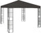 vidaXL Pavillon Verdeck mit Klettverschlüssen Gartenzelt Partyzelt Festzelt Gartenpavillon Bierzelt Garten 3x3m Anthrazit 200cm Stahl