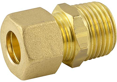 Fittingteile - Gerade Klemmring Einschraubverschraubungen mit konischem Außengewinde (Gewindegröße: R 3/8 - Rohr Ø außen: 10 mm)