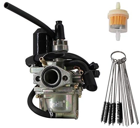 Dokili Vergaser Ersatz für Speedfight 50cc Scooter 1 & 2, Ersatz für Peugeot Honda Elite Dio 50 alle 50cc 2-Takt Roller oller mit 1P40QM / B Motor