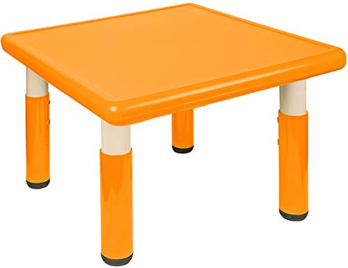alles-meine.de GmbH Tisch & Stühle Sitzgruppe Artikel & Farbe frei wählbar Tisch/Kindertisch - mitwachsend - Größen & Farbwahl - 1 bis 8 Jahre - orange - Plastik - für IN..