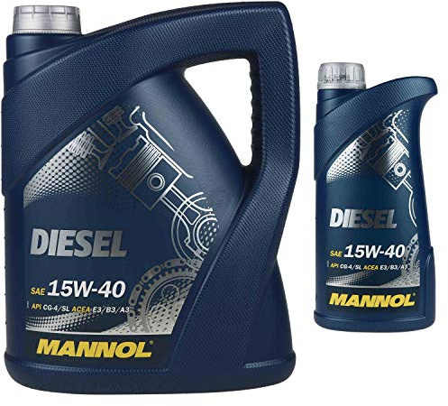 QR-PARTS 69988719 6 Liter OriginalMANNOL Motoröl SAE 15W-40 DIESEL Engine Oil Öl