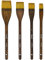 Biaelk 256 Flache Aquarellpinsel-Set für Künstler, 4 Stück, Synthetisches Ziegen-Mischhaar, Aquarell-Pinsel-Set für Künstler, Größe #1#2#3#4, Hecht-Pinsel-Set für Gesichtsbemalung