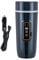 Wasserkocher Reise Wasserkocher 12V 350ml Schneller Wasserkocher Doppelschichtige Edelstahl-Thermoskanne für Milch, Kaffee und Teezubereitung (80W schwarz und blau)