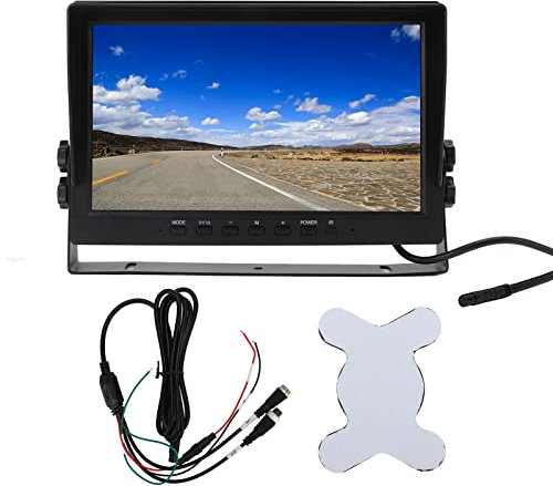Rückfahrkamera-Monitor 10,1 Zoll Rückfahrkamera-Monitor TFT-LCD-Bildschirm mit Sonnenblende Universal für Pkw-LKW-RV-Mini-Van-Anhänger