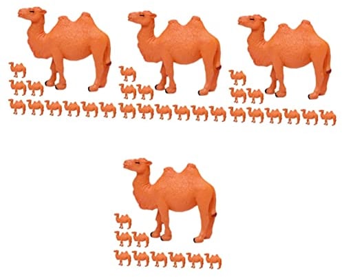 Artibetter 40 Stück Kamel-Puppen-Ornament Kamel-Spielzeug Skulptur Dekor Kamel-Figur Miniatur-Tierfiguren Miniatur-Tiermodelle Kamel-Figuren Kamel-Figuren Zubehör