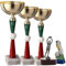 Hole Gadget Set Premiazioni Calcio Personalizzate Coppe, Trofei e Premi Sportivi Calcistici con Targhetta Personalizzata Premio Giocatore, Portiere, Capocannoniere e Squadra (Set Risparmio)
