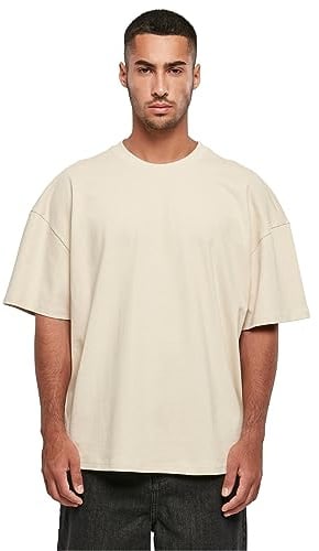 Build Your Brand Herren T-Shirt Ultra Heavy Cotton Box Tee, Basic T-Shirt für Männer, Oversized Fit, Größen XS - 5XL