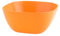 URBN-CHEF Large Durable Plastic Salad Serving Bowl Microwave Dishwasher Food Safe 13x26cm (Orange)