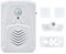 Bewegungsmelder, PIR-Infrarot-Audio-Player, Türklingel, USB/batteriebetrieben, Bewegungsmelder, Alarm, MP3-Audio-Player, Infrarot-Induktionstürklingel zum Aufbewahren, integrierter Lautsprecher, 32 m