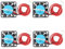 Jopto 4PCS Mini Brushless Silent DIY Cooling Fan 25x25x7mm 2507 DC 5V Fan With 2 Pin Terminal Compatible With Laptop Notebook Graphics Card 3D Printer PC CPU Radiator PCB With 30cm/11.81inch Cable