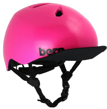 Bern Nina Casque DVRT pour enfant, rose vif, taille XS/S, 48-51,5 cm