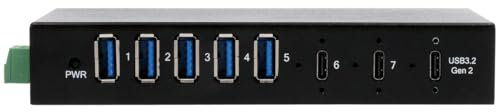EX-12297HMS 7 Port USB 3.2 Gen 2x1 Metall HUB
