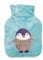 Hugo Frosch Wärmflasche Mini 0,2 l Veloursbezug eisblau Pinguin