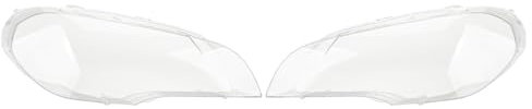 LST 2x Scheinwerferglas Streuscheibe Frontlicht Abdeckung links rechts Set kompatibel mit BMW X5 E70 2006-2013