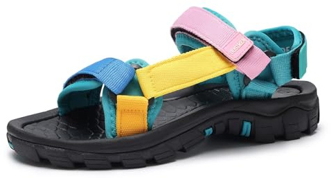TcIFE Women's Walking Hiking Sandals Comfortable Outdoor Sports Sandals Lightweight Athletic Beach Shoes