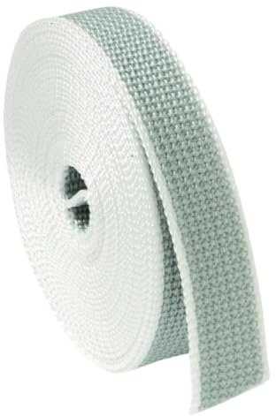 Nastro per tapparelle 20 mm di larghezza, colore grigio piombo, corda di ricambio per bobine di tapparelle, resistente ai raggi UV, colore vernice grigio piombo nastro raccoglitore, 20 mm x 50 metri