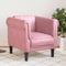 Willood Sessel Rosa Samt