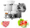 Cortadora de carne automática, cortadora eléctrica de alimentos para fiambres, cortadora de carne comercial, cortadora de verduras eléctrica de acero inoxidable, kit de cocina casera para verduras,