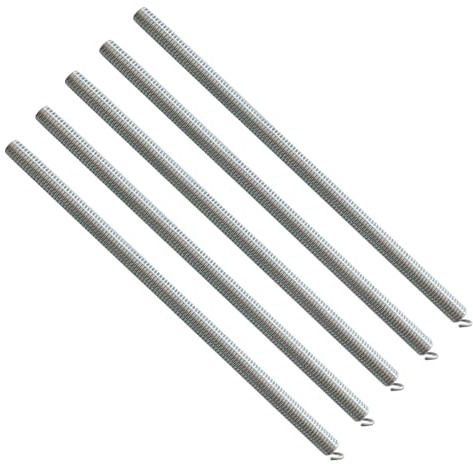 Innenbiegefeder set 5pcs 1.1M Rohrbiegefeder innen Biegefeder Kupferrohr Verbundrohr PVC Rohr Rohrbieger Mehrschichtrohr Aluminiumrohre Hydraulikrohr Stahlrohrbieger Hydraulisch (15.5mm)