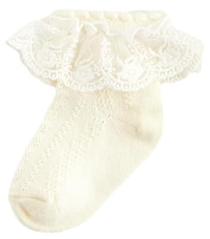 NEXT Baby Mädchen Feierliche Spitzenshorts 1er-Pack Creme 15