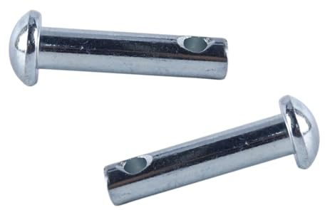 Orivin 2 Stück silberner Hängemattenstopper aus Metall und Stahl, oberer Bolzen, Aufhängerschraube für Hängematten, Hängesessel, Schaukeln, Möbel, 8 cm L, Metall-Stahlstift