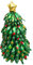 Kisangel Árbol de Navidad Inflable para Jardín y Patio Decoración Navideña de Fiesta Árbol Hinchable para Interiores y Exteriores Adorno Festivo para Celebraciones