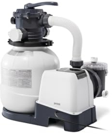 Intex SX2100 Plus Filtro sabbia pompa W/RCD (220-240 Volt) 26656GS (velocità di flusso di pompa: 7,9 m³/hr)