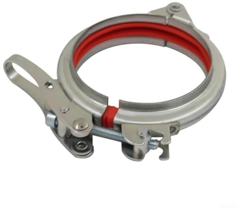 Colliers de serrage rapide : acier galvanisé très résistant avec doublure en caoutchouc pour une plomberie sécurisée, CVC, collier de tuyau de radiateur automobile et raccord de tuyau industriel (300)