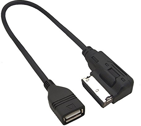 Ami MDI USB Adaptador de Cable de Audio Compatible with Audi A3 A5, A4L A6L A8 Q5 Q7 R8 TT Cables de Interfaz de música