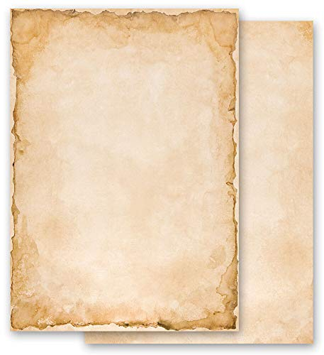 100 Blatt Briefpapier Antik & History VINTAGE - DIN A6 Format - Paper-Media