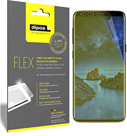dipos I 3X Schutzfolie 100% kompatibel mit Samsung Galaxy S9 Folie (Vollständige Displayabdeckung) Displayschutzfolie