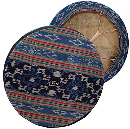 Fellschutz Ikat rund 50-54 cm für 50er Trommeln Drumskin Fellschoner Trommelschutz Zubehör Weltmusik