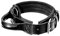 Dingo Gear Lederhalsband für Hund ''Drago'' Amortisiert Schwarz mit Griff Handgefertigt S04021, 48-56 cm
