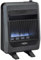 Bluegrass Living B20TNB-BB Calefacción espacial con llama azul de gas natural, sin ventilación, con control de termostato para el hogar y la oficina, 20.000 BTU, calienta hasta 950 metros cuadrados