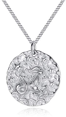VIKI LYNN Halskette für Damen und Mädchen, 925er Sterlingsilber, Sternzeichen, Sterling Silber