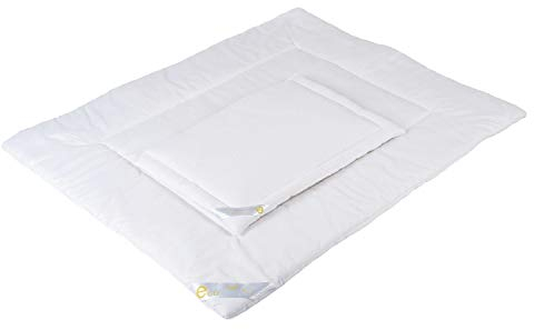 2-tlg. Steppbett-Set Kissen+Decke Allergiker-geeignet von tweeto - Decke 90x110cm + Kissen 40x60cm