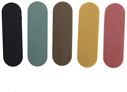 5pcs Support de Doigt de Smartphone, Support de Doigt, Support et poignée de Doigt, avec Coussin en Silicone réutilisable, pour iOS/Android.