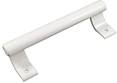 KAFENDA manija de puerta corredera de aleación de aluminio de 200mm, manija de puerta de vidrio para balcón, manija de puerta de gabinete de baño, manija de metal moderna (Blanco)