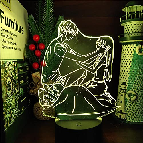 3D Illusion Lamp LED Night Light Acrylic Table Lamp Lights Anime Fruits Basket Bedroom Decor Children Lamp Home Decoration Luminaria Lamp Gift