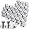Fridge Magnets 24PCS with Storage Box, BUSATIA Strong Magnets Pushpin N52 Magnets for Fridge Whiteboard Blackboard Noticeboard Pinboard Magnetic Board