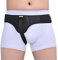 Tenbon Herniengürtel für Männer, Leistenhernien-Unterstützung, medizinischer Hernienschutz, Leistenbandage für einzelne Sporthernien, verstellbarer Hüftgurt mit abnehmbaren (Black, M)