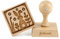 Folkroll Keksstempel Osterhase, 55x55 mm, Cookiestempel, Backstempel, Keks, Stempel, Motiv, Buchenholz, 336816