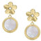 Fossil Ohrringe Für Frauen Val, Länge: 18mm, Breite: 10mm Gold-Edelstahl-Ohrringe, JF04021710