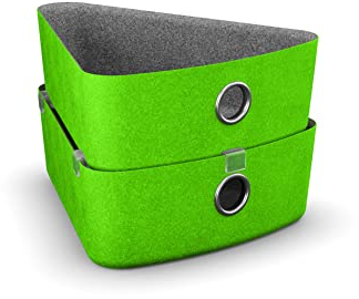 Moll Basket RD 70 Filzbox-Set (2 Stück) | praktische Aufbewahrung für Schreibtisch-Utensilien | Zubehör für Kinderschreibtisch | in verschiedenen Farben | Made in Germany