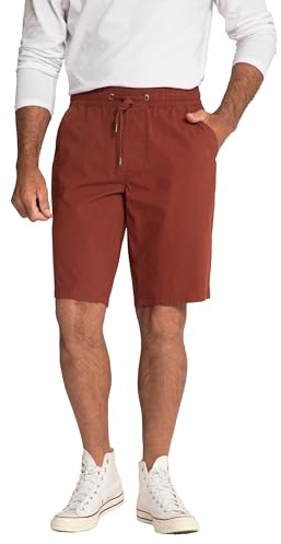 JP 1880 Herren große Größen Übergrößen Menswear L-8XL Bermuda, FLEXNAMIC®, Elastikbund, 4 Taschen marsalarot 3XL 801978540-3XL