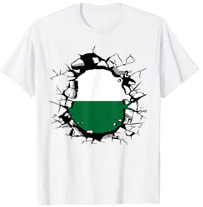 Sachsen Flagge Sachsen Heimat Stolz Ossi Fahne Sachsen T-Shirt