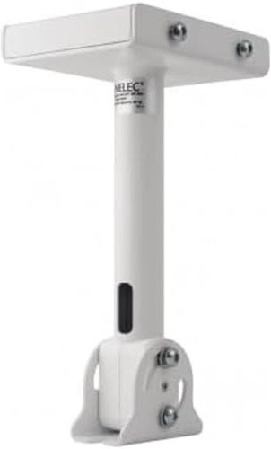 K&M 8000-436W Deckenhalterung, kurz, 250 mm, Weiß