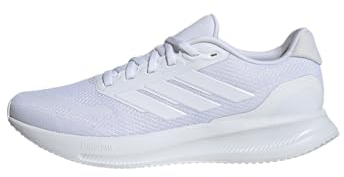 adidas Runfalcon 5 Running Shoes Chaussures de Course Homme, Cloud White Cloud White Cloud White, 34 EU