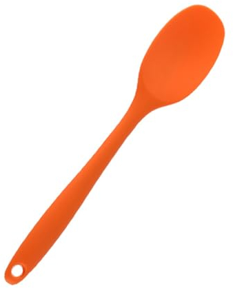 Ciieeo Cuchara Sopera Cuchara Para Servir Comida Cuchara Delgada Aperitivo Sopa De Silicona Cuchara De Silicona Para Cocina Mezclando Cocinando Sartén Antiadherente Cabeza Blanda Niño